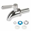 Vicloon Dispenser Faucet, 304 Dispenser Replacement Stainless Steel Barrel Faucet for Barrel Fermenter Wine Beer Beverage Juice Dispenser Spigot
