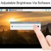 5inch DSI LCD Capacitive Touch Display for Raspberry Pi 4B/3B+/3A+/3B/2B/B+/A+/ cm 3/3+, 800×480 TFT Screen LCD, Refresh Rate up to 60Hz. Support