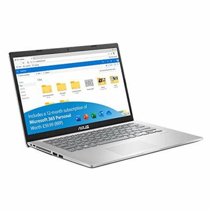 ASUS Full HD Intel i3 Laptop with Microsoft Office 365 - A416JA (4GB Memory, 128GB SSD, Windows 10, 14 inch Full HD Screen) Includes 1 year Micro