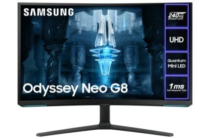 Samsung Odyssey Neo Quantum Mini LED G85NB LS32BG850NPXXU 32" Curved 4K Ultra HD Gaming Monitor Matte Screen - 240Hz, 1ms, 4K 3840x2160, HDR2000,