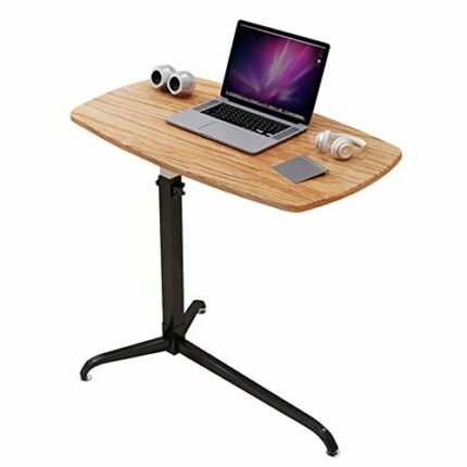 ZXYWW Computer Desk for Bed Sofa, Height Adjustable Laptop Desk Study Standing Desk, Portable Home Office Workstation