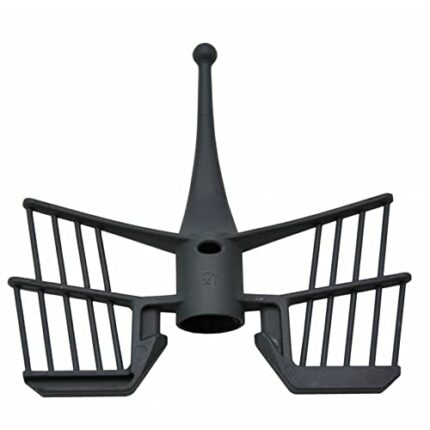 KMERCE Butterfly Whisk for Thermomix TM5 TM6 TM31 Vorwerk Replacement Parts for Vorwerk Thermomix,Black,14.5x14.5x2.5cm
