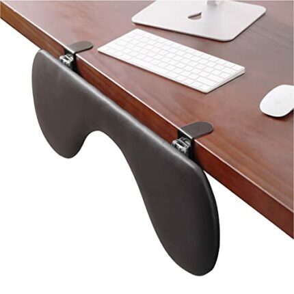 WANGFENG Ergonomic Adjustable Keyboard Tray, Desk Extender Tilt and Fold Down Design Table Mount Armrest for Home Office to Save Space