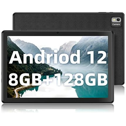 SGIN Tablet 10.1 Inch Android 12 Tablet PC 8GB RAM 128GB Storage, 1920x1200 IPS Display, Octa-core Processor, WiFi, Bluetooth, GPS, Type-c, 6000m