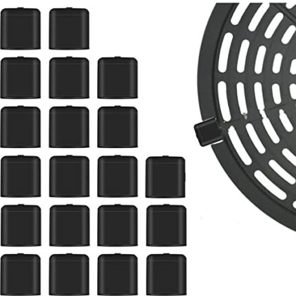 20 PCS Air Fryer Rubber Bumpers, Tower Air Fryer Accessories for Hob Grid Suitable Air Fryer Anti-Scratch Protective Covers Replacement Parts