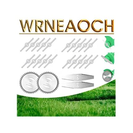 24 PCS Strimmer Blades Lawn Mower Blades Metal Blade Strimmers Replacement Accessories for Outdoor Tough Weeds Undergrowth Grass Cutting