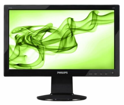 Philips 191EL1SB 18.5 inch Wide LCD LED VGA Monitor - Black