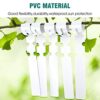 100Pcs Plastic Plant Hanging Labels for Outdoor Plants & Trees, Waterproof Garden Wrap Around Hanging Tree Labels Tags Adjustable (21x2cm), Plant