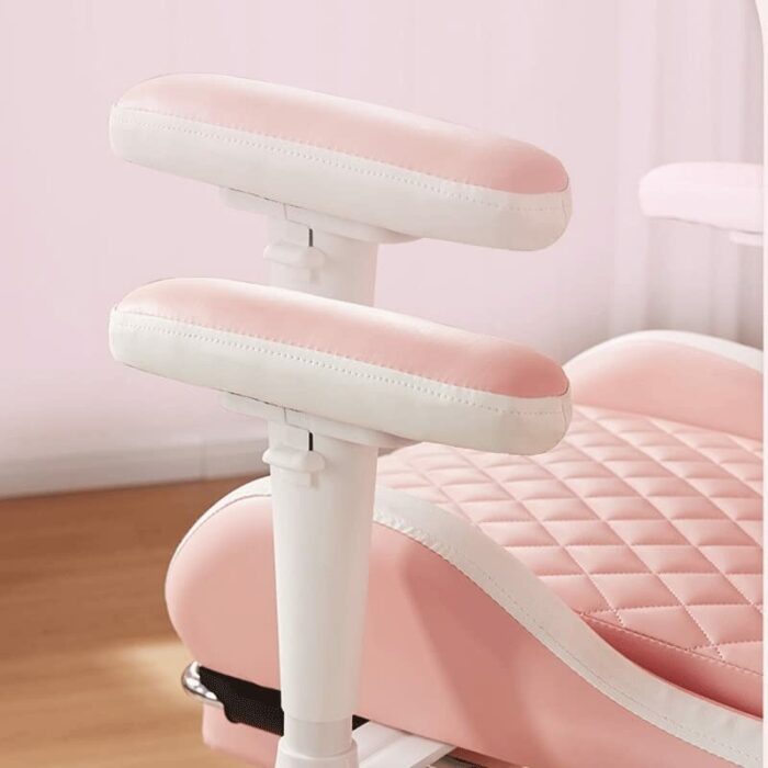 CHUNYU Ergonomic Leather Chair Girls Home Office Comfortable Game Swivel Chair Gamer Live Computer Chair (Color : D, Size : Talla �nica)