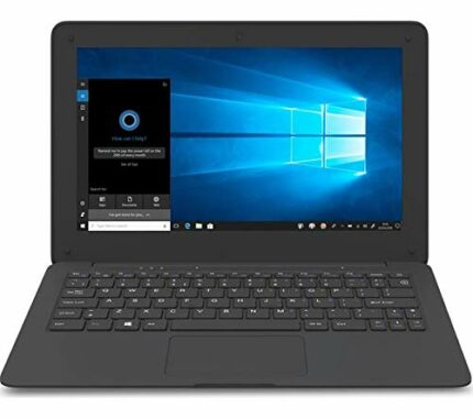 Shumaxx Ultra-Portable Laptop 11.6" Black 2GB Ram 32GB HDD Wifi Windows 10 WebCam Wifi USB 3.0