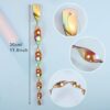 Yafe 8Pcs Reflective Bird Deterrent Rods, 7 color 30cm Hanging Bird Repellents Reflective Wind Spiral- Keep Birds Away From Your Home, Garden, Pa