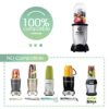 2-pack 16 ounce Cup and 12 ounce Short Cup Replacement Cup Set Fits for Magic Bullet Blenders Cup for 250w （MB1001 Series)