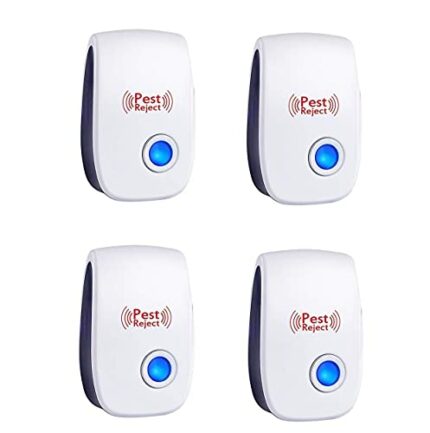 TownWarehouse Ultrasonic Pest Repeller, 4 Pack Plug in Electronic Pest Repeller, Mouse and Rat Repeller, Pest Control Insect and Spider Repellent