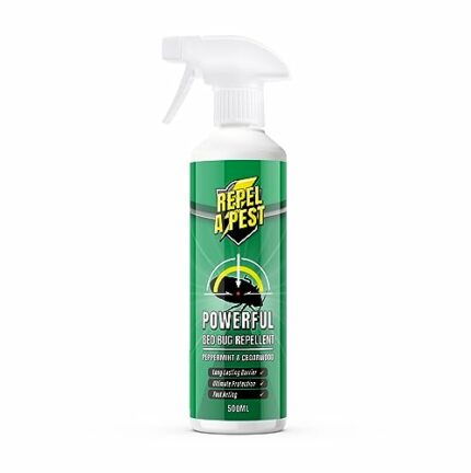 Repel-A-Pest - Bed Bug Repellent Deterrent Spray | Natural Eco-Friendly Pest Control for Indoors and Outdoors - Contains Cedarwood, Peppermint &