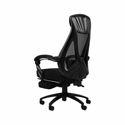ZCMEB Capacity Ergonomic Computer Mesh Recliner Executive Swivel Office Desk Chair Task Chair and Lumbar Support (Color : Svart)