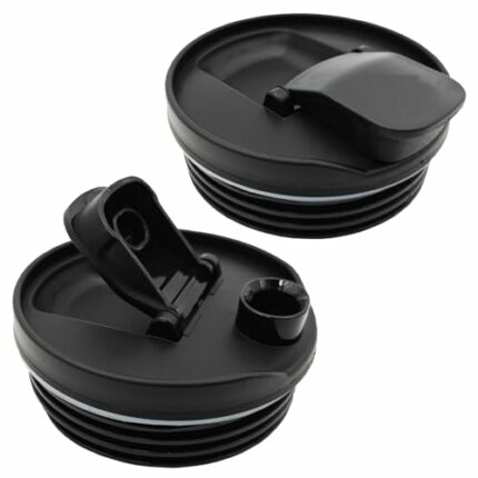 16oz Cup Lids Compatible with Nutri Ninja Blender QB3001UKS QB3000 QB3000SSW-30 QB3000QR-30 QB 3000QBK QB3001SS-30 QB3004, Smoothie Cups Replacem