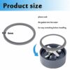 2pcs Replacement Rubber Gasket Seal Ring,Replacement Seal Rings for Nutribullet Rubber Ring Seal Rings Gaskets,Ancable Seal Rings Gaskets with Li