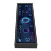 8.8in Computer Temp Monitor, 1920x480 IPS Display Mini Chassis Sub Screen Computer Monitoring Screen, External Expansion Display for RPi for Linu