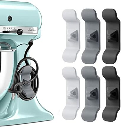 Jasni Cord Organizer for Kitchen Appliances, Self Adhesive Cable Cord Winder Cord Wrapper Cord Holder Cord Organiser for Mixer, Blender, Coffee M