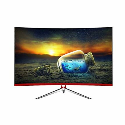 AVFORA HUANGXING - WD Curved Gaming Monitor 27 Inch,Full HD 2K 75Hz 2560 * 1440 16:9 HDMI LCD Display Wide Viewing Angle Gaming Monitor