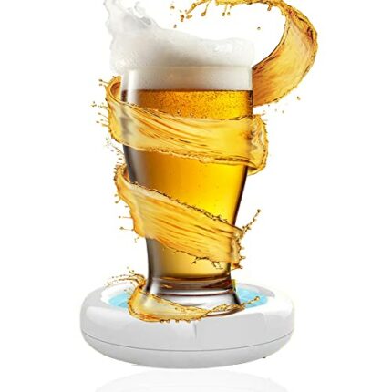 Annadue Ultrasonic Beer Foamer, Beer Bubbler Suitable for Family Gatherings, Business Meetings, Bars etc, with Built-in 1800mah Lithium Battery,