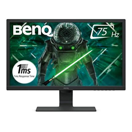 BenQ GL2480 24 Inch 1080p 1 ms 75 Hz LED Eye-Care Gaming Monitor, Anti-Glare, HDMI, Black