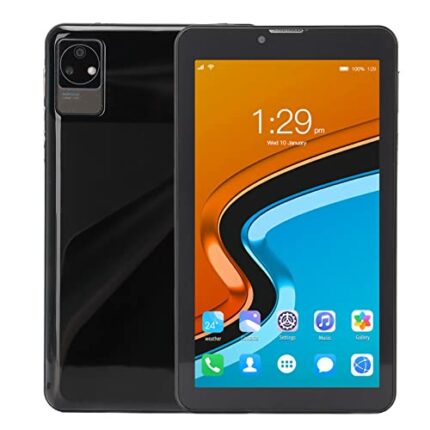 PUSOKEI 7Inch Tablet, Octa Core Processor, Dual SIM Dual Standby, Dual Band Tablet, Dual Camera For Android 10, 2GB + 32GB, WIFI 2.4G 5G Dual Ban