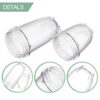 2-pack 16 ounce Cup and 12 ounce Short Cup Replacement Cup Set Fits for Magic Bullet Blenders Cup for 250w （MB1001 Series)