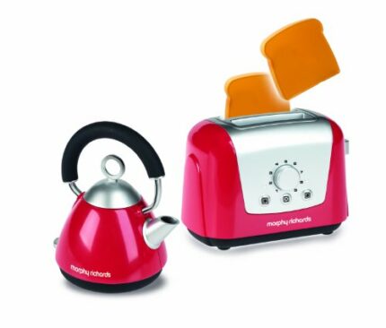 Casdon Morphy Richards Toaster & Kettle | Interactive Toy Toaster & Kettle For Children Aged 3+ | Looks Just Like The Real Thing For Endless Fun!