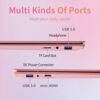 UDKED 15.6 inch Laptops Computer Intel Celeron N5095 FHD 16G RAM SSD Large Screen Bluetooth 5.0 Fingerprint laptop Windows 11 Ultrabook Wi-Fi 2.4