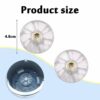 2Pcs Gear Replacement Plastic Top Base Gear,Top Base Plastic Gear Replacement Parts,Juicer Blender Part Replacement Spare Part Blender Coupler fo