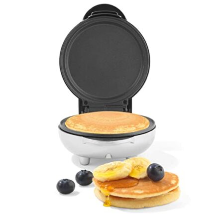 Progress by WW EK5312NWW Mini Snack Maker, Electric Grill, Non-Stick, Pancakes, Cookies, Eggs, Omelettes, Power/Ready Indicator Lights, 2 Min Pre
