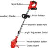XH&XH UniversalGrassCut Brushcutter Cordless Brushcutter 21V Brushcutter Brushcutter Lawnmower Lawnmower with 3 types of blades, with battery and
