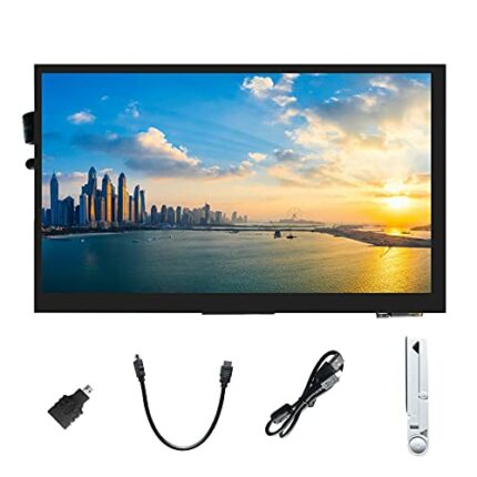 ingcool 7 inch Capacitive Touch Screen IPS Screen Display 1024x600 Resolution 7" HDMI LCD Module for Raspberry Pi, Jetson Nano Developer Kit, PC