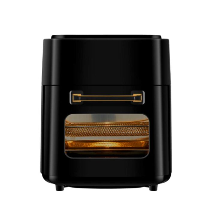 INMOZATA Air Fryer 15L, Oil Free Air Fryer Oven with 3Ties, Rapid Air Circulation, One-Touch Digital Screen, 4Presets & Warm & 24Hours Timing, Di