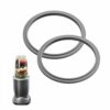 2pcs Blender Gaskets with Lip,Silicone Seal Rings,Gaskets Rubber,Blender Gasket Replacement for Nutribullet Rubber Ring Seal Rings Gaskets with L
