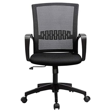 WALNUT Office chair-Ergonomic Office Chair Breathable Mesh Eco-Friendly Native Sponge Cushion Silent Chair Wheel RotationSuitable for Office Work