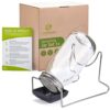 1 Pack Sprouting Jar Kit | Complete Growing Set for Making Sprouts | Easy Organic Sprouts at Home | Indoor Seed Sprouter | Sprout Starter Kit | M