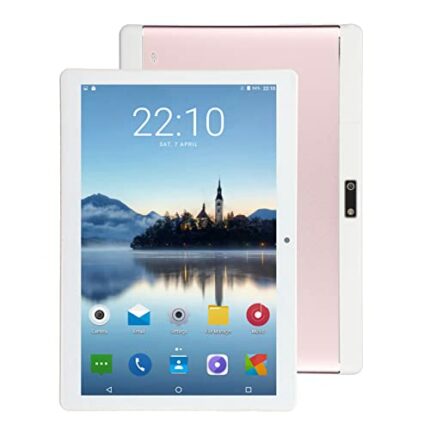 ASHATA 10 inch Android Tablet, 2GB RAM 32GB ROM 1080P HD Tablet, 2MP Front 5MP Rear Camera, Octa Core CPU, 2.4G 5G WIFI, Dual SIM Network Calls T