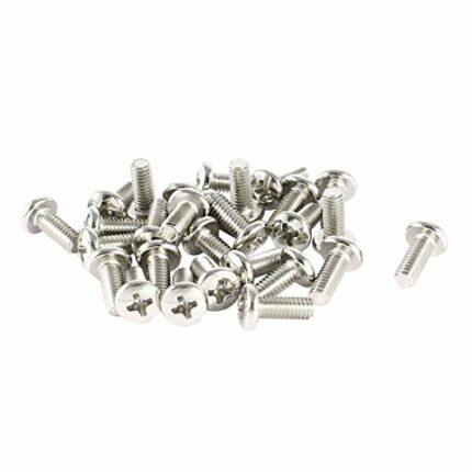 sourcingmap 30 Pcs VESA TV LCD Monitor Mounting phillips Head Screws M4 x 10mm
