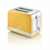 Swan ST19010BLN Retro 2-Slice Toaster with Defost/Reheat/Cancle Functions, Cord Storage, 815W, Retro Blue