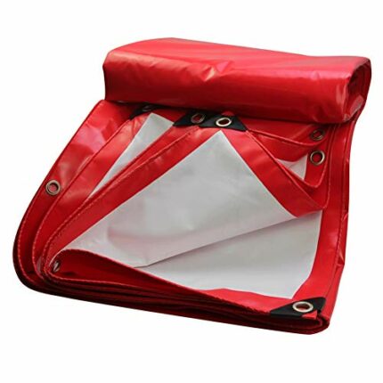PVC Plastic Tarpaulin Celebration Wedding Shed Waterproof Sunscreen Wear Resistant Canvas Rain Cover Outdoor Truck Pushpull Shed Red Rainproof (C