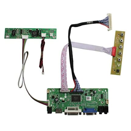 VSDISPLAY HDMI VGA DVI LVDs Display Controller Board for 23.8 inch 1920x1080 LM238WF5-SSA1 30Pin LVDs LCD Touchscreen Monitor
