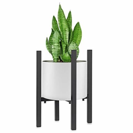 Gunolye Adjustable Metal Plant Stand,Expandable Plant Holder,Flower Pot Display Stand,Modern Flower Potted Holder Rack for Indoor Outdoor,Fits 20