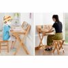 ZXYWW Wooden Computer Desk with Drawers, Folding Compact Study Desk Writing Desk, Computer Workstation Ideal for Home & Office