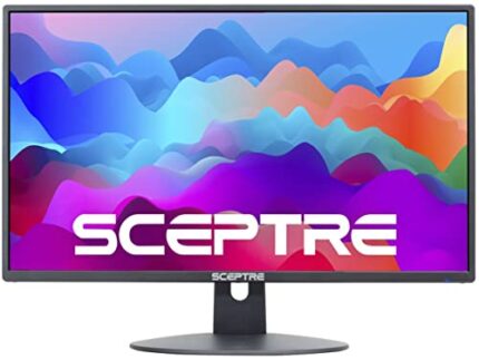SCEPTRE 22" FHD LED Monitor 75Hz 2 x HDMI VGA Speakers Black (E22 Series)