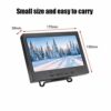 7" Portable Monitor, 16:9 Widescreen TFT LCD Display 1024x600 HDMI Monitor Fit for Raspberry Pi 4B, computers, mobile phones, car displays, CCTV,