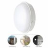 20W White Flush Wall Mounted Round Bulkhead LAMP, IP65, 1600Lm, 3000K Warm White, Perfect for Indoor, Outdoor, Bathroom, Hallway, Corridor, Utili