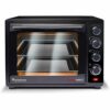 TurboTronic Mini Oven with Double Glazed Electric Grill Pizza Oven with Timer Function