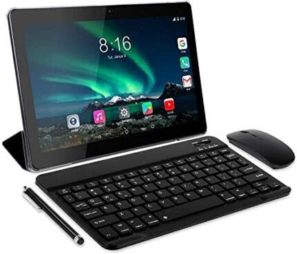 Tablet 10 Inch 8 Core - TOSCIDO Android 10.0,4G LTE Tablets,4GB of RAM and 64 GB Expandable to 128GB,Dual SIM,GPS,WiFi,Bluetooth Keyboard,Mouse,T